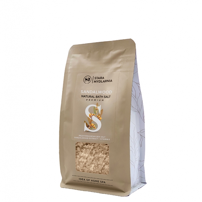zdjęcie worka soli morskiej Sandalwood